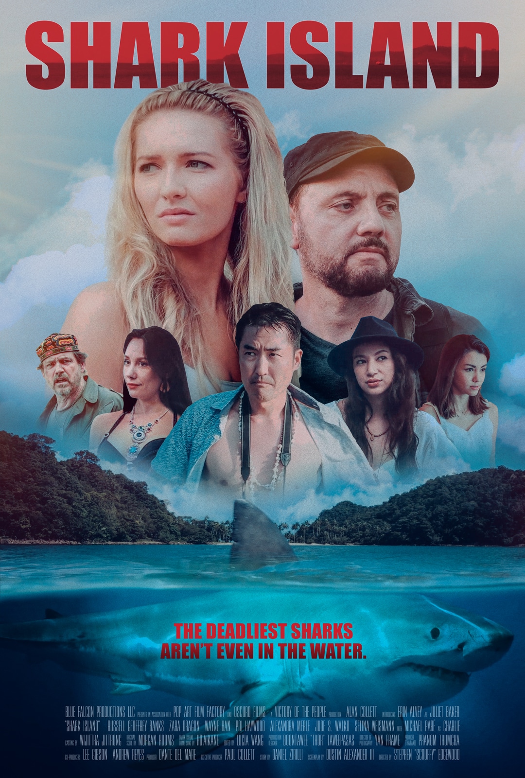 SHARK ISLAND – Michael Paré In Trailer For New Shark Thriller!