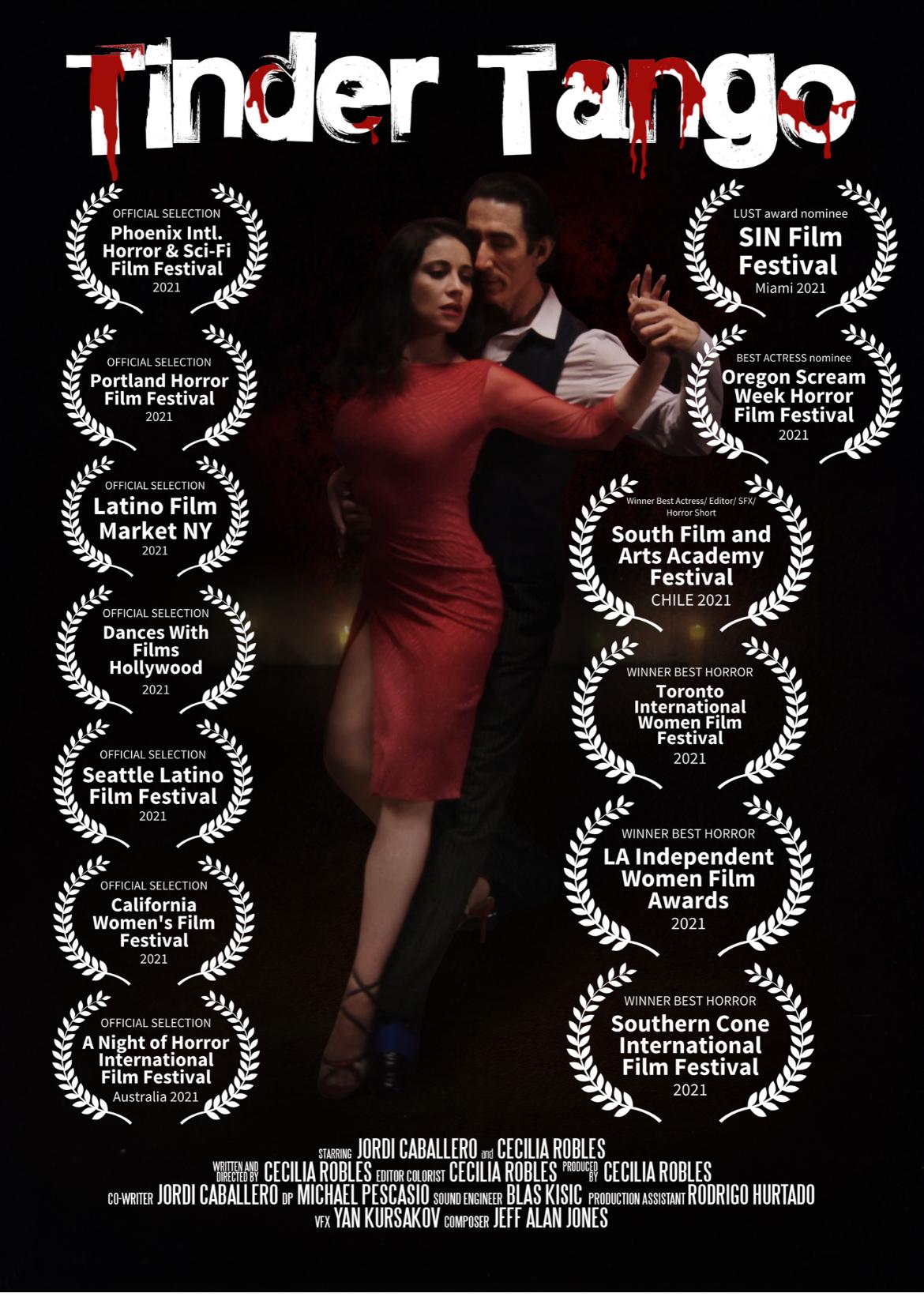 TINDER TANGO ANNOUNCED AS  OFFICIAL SELECTION OF  DANCES WITH FILMS FESTIVAL