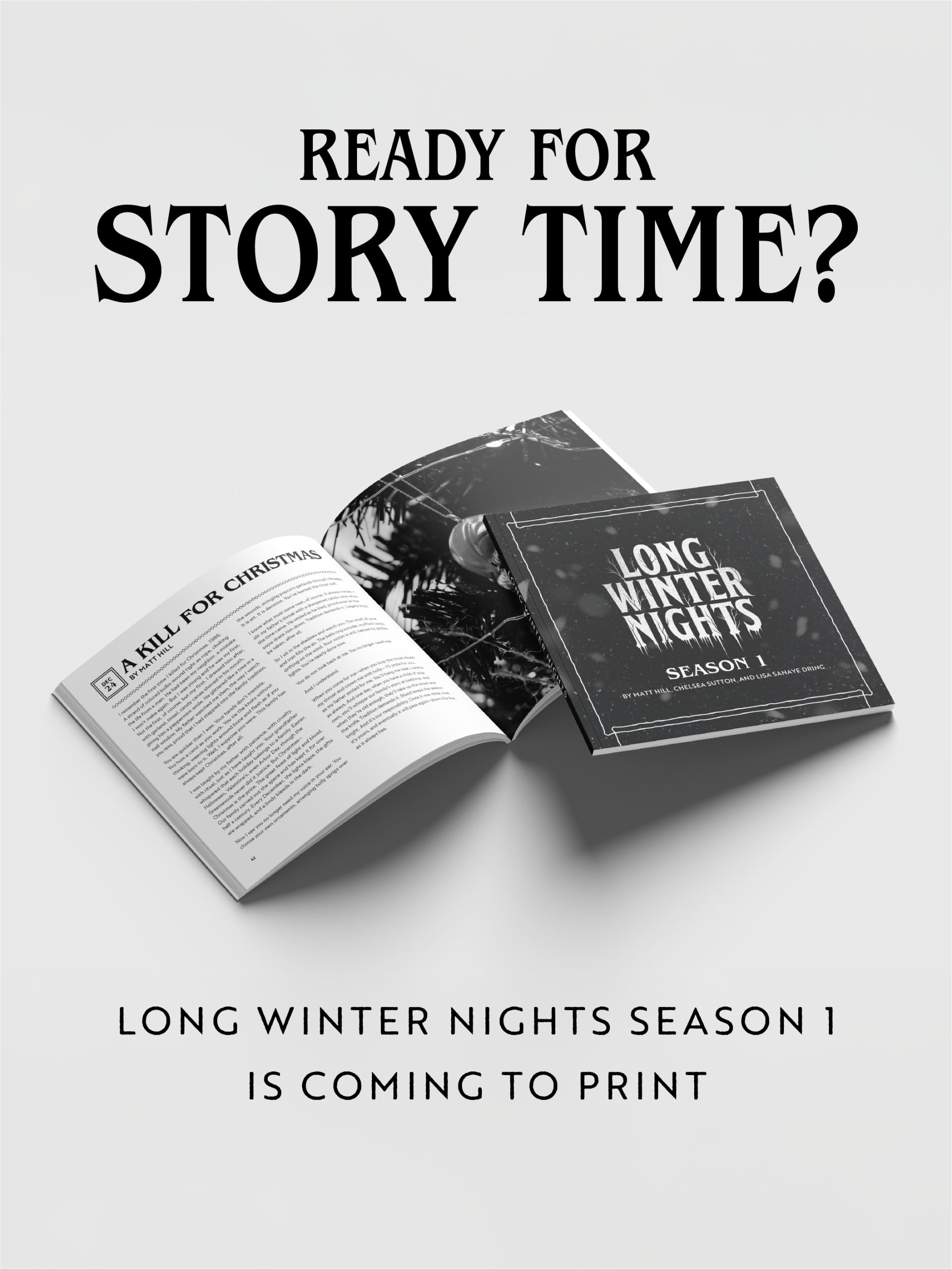 LONG WINTER NIGHTS BRINGS ITS HORROR ADVENT CALENDAR TO PRINT